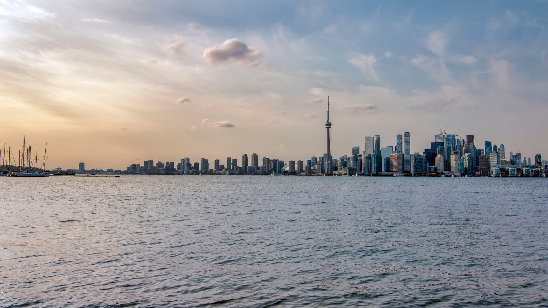 Toronto Skyline from the Islands in Fall